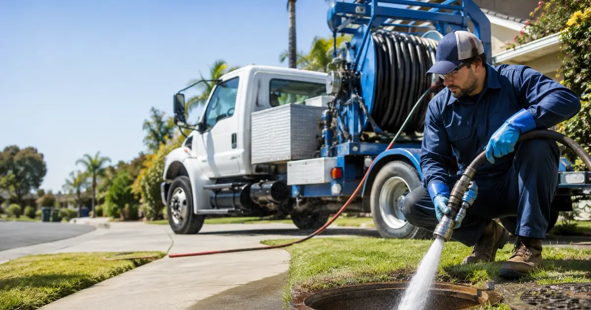 Hydro jet sewer cleaning Concord