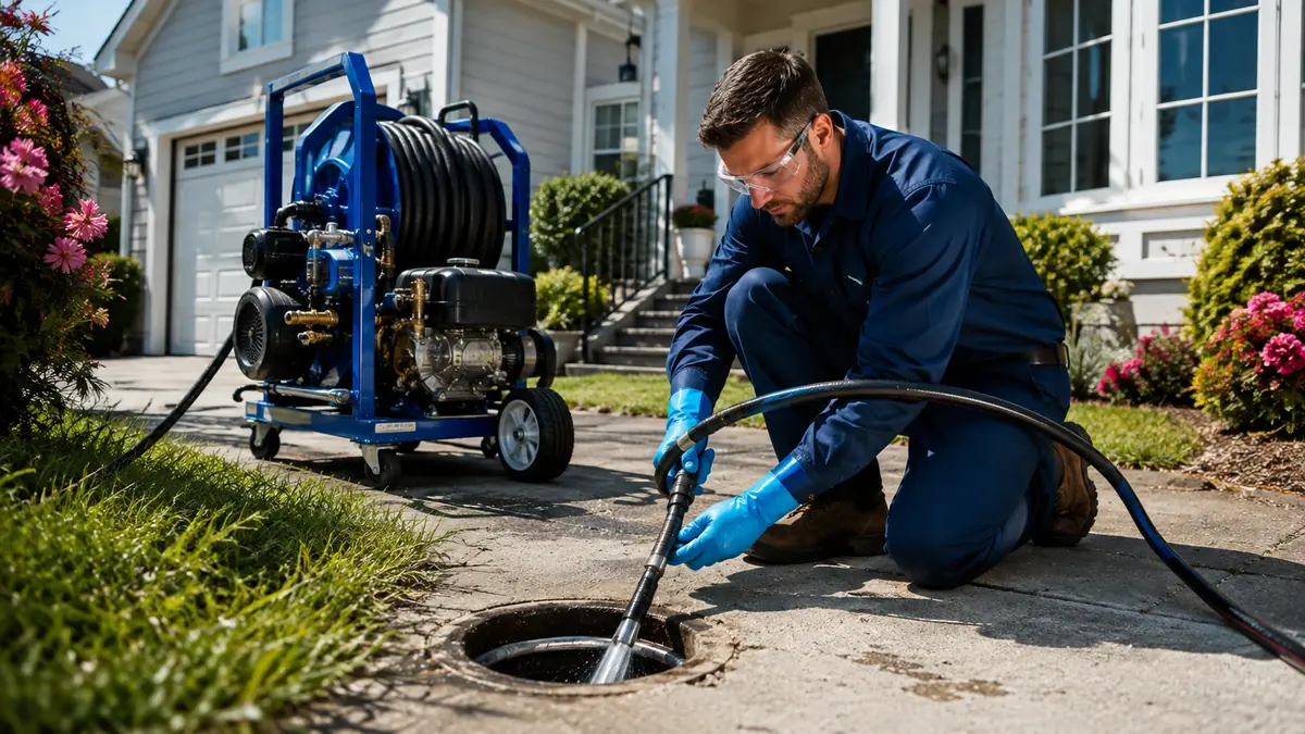Residential Hydro Jet Drain Cleaning in Concord