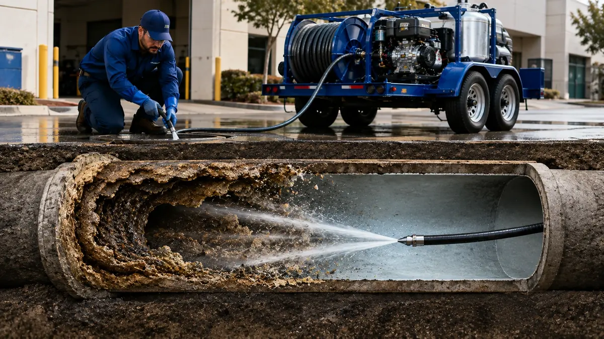 Sewer Pipe Descaling in Concord